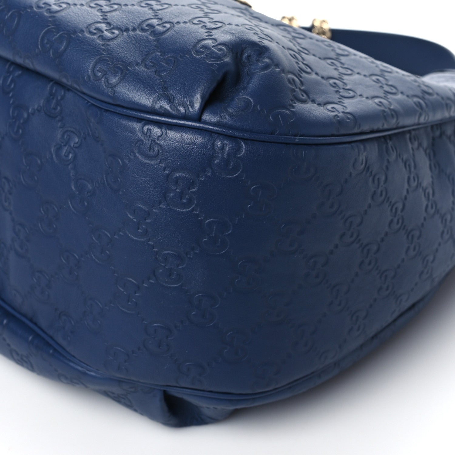 Gucci Guccissima Medium Emily Hobo Blue 11 of 11