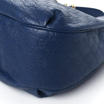 Gucci Guccissima Medium Emily Hobo Blue 11 of 11