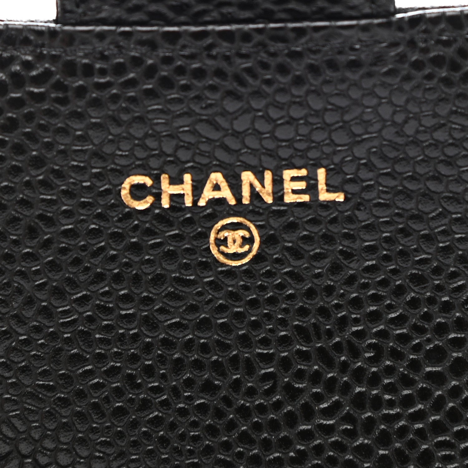 Chanel Caviar Quilted Large Gusset Flap Wallet Black 6 of 8