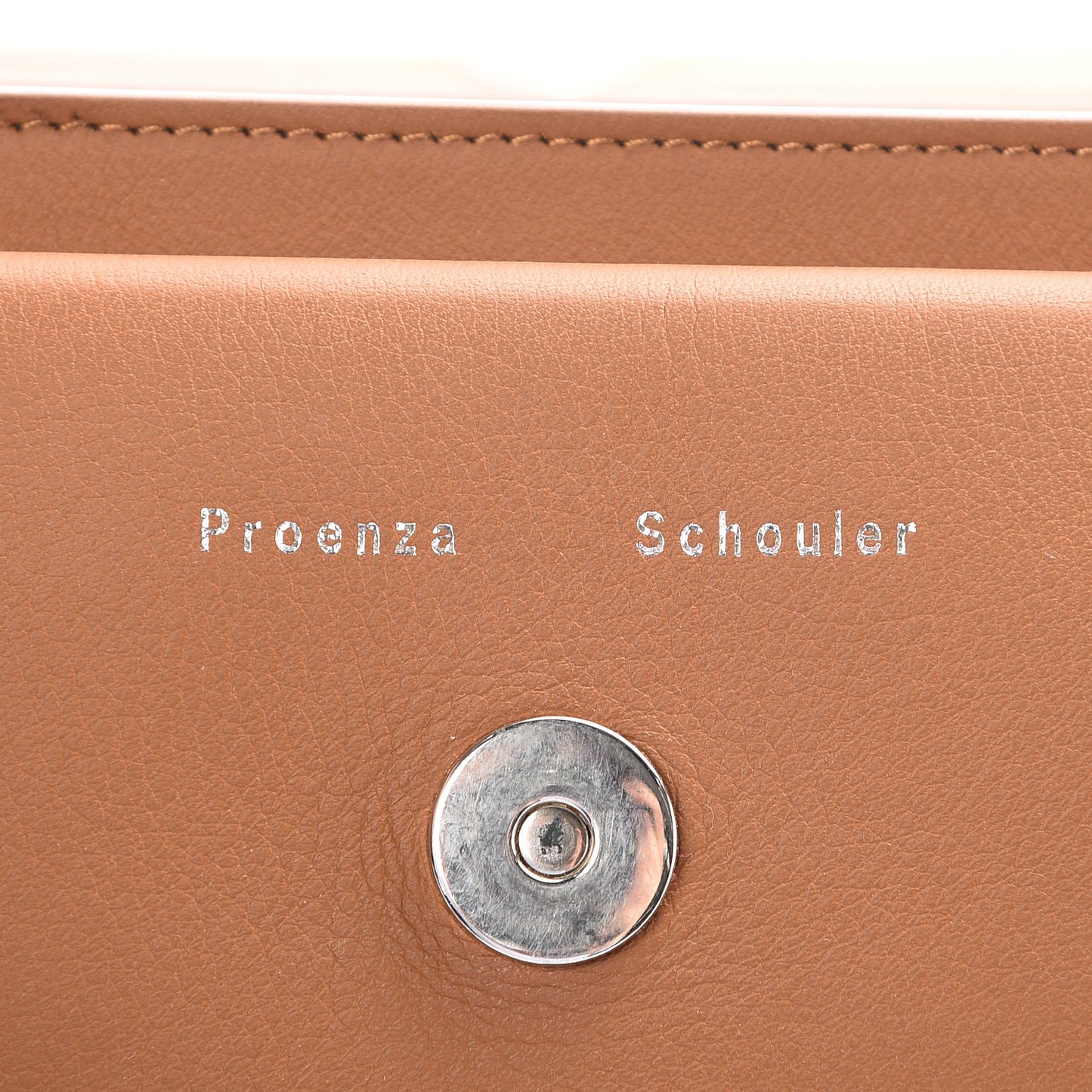 Calfskin PS11 Classic Shoulder Bag Caramel