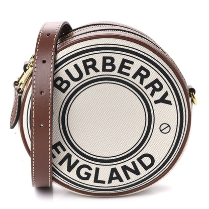 Burberry Canvas Calfskin Louise Bag Natural 1 of 11