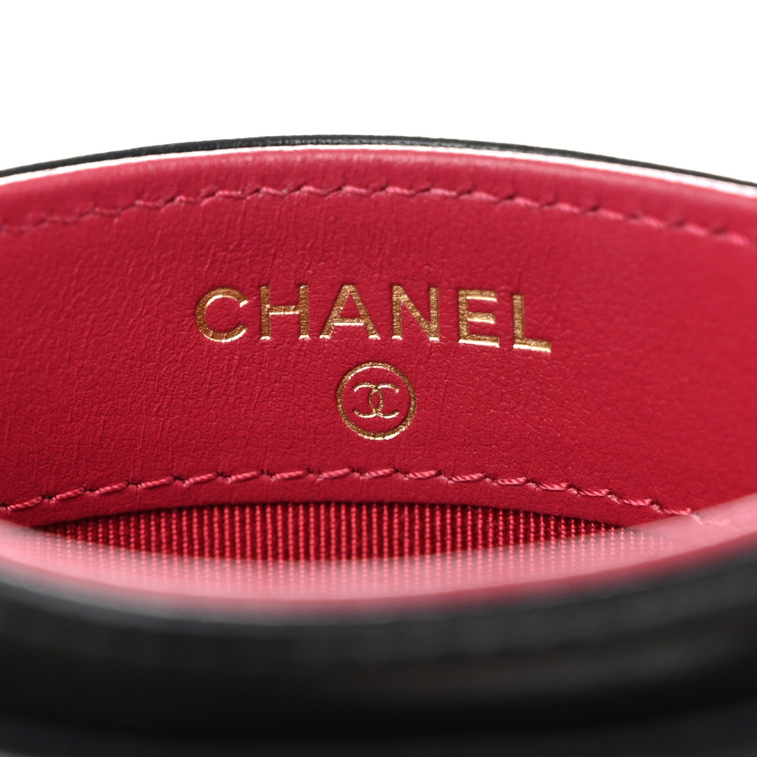 Chanel Lambskin Quilted Chanel 19 Card Holder Black 6 of 11