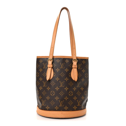 Louis Vuitton Monogram Petit Bucket 23 1 of 9