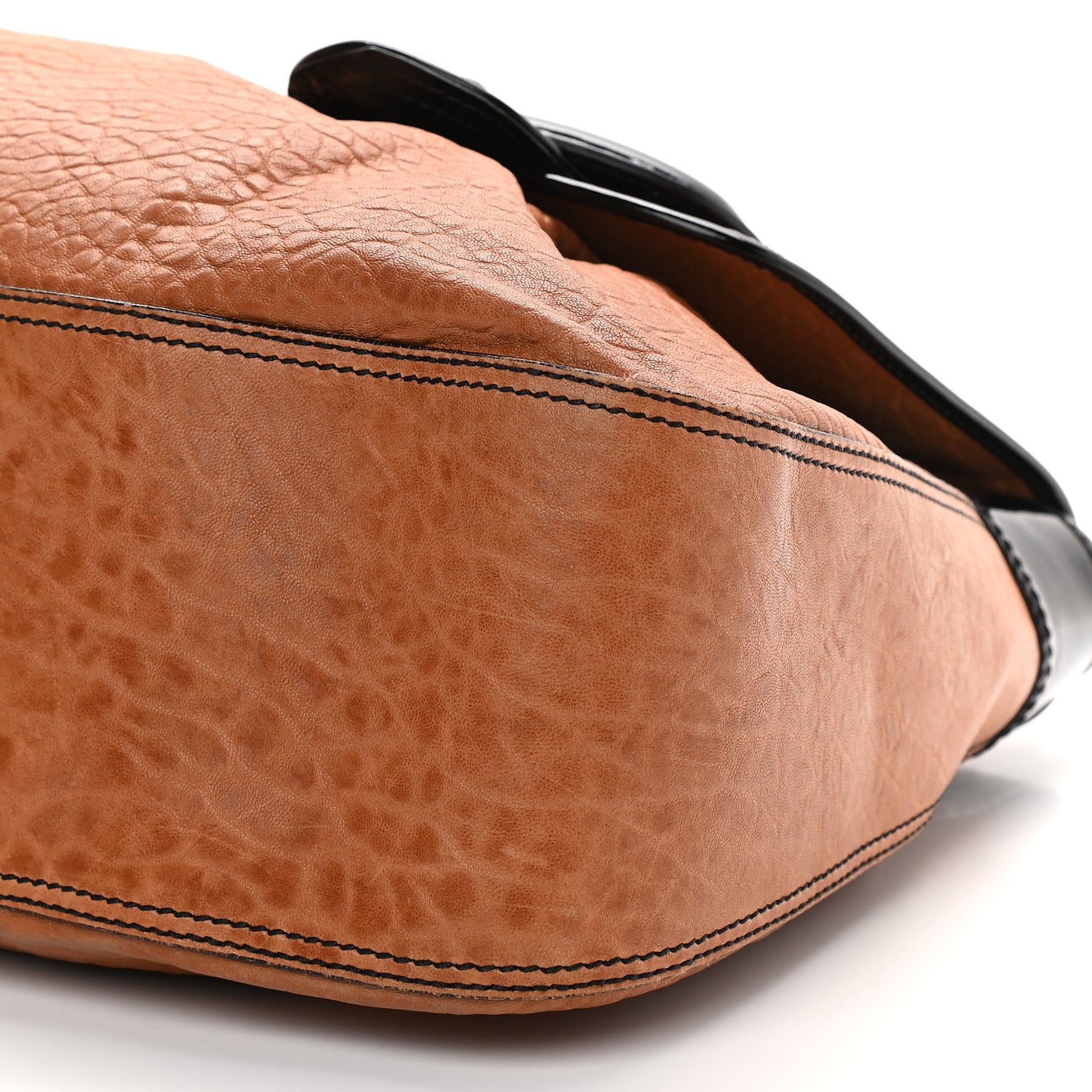Nappa Patent Large B Bag Osso Black