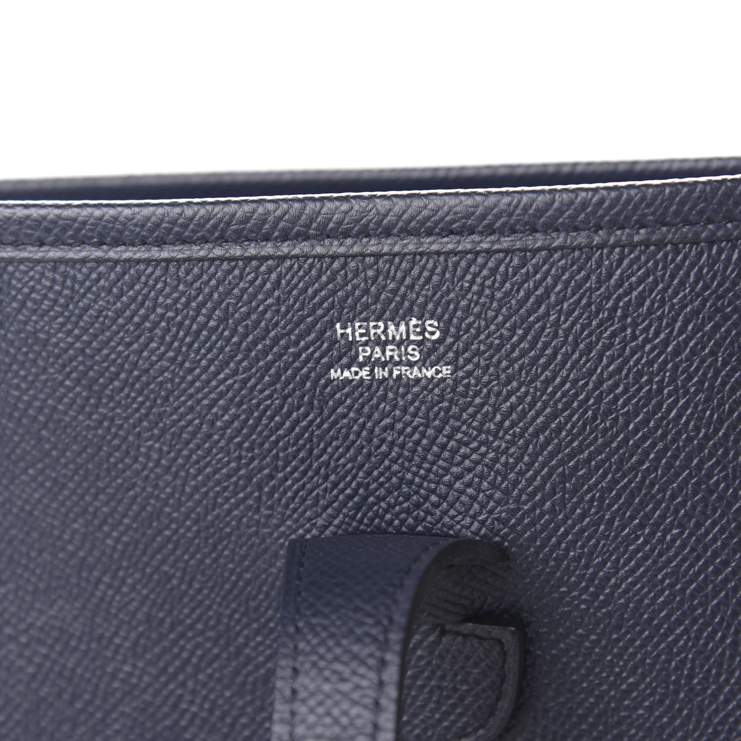 Hermes Epsom Amazone Evelyne III PM Bleu Indigo Lime 8 of 10