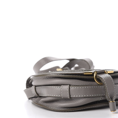 Chloe Calfskin Mini Marcie Round Crossbody Bag Cashmere Grey 6 of 13