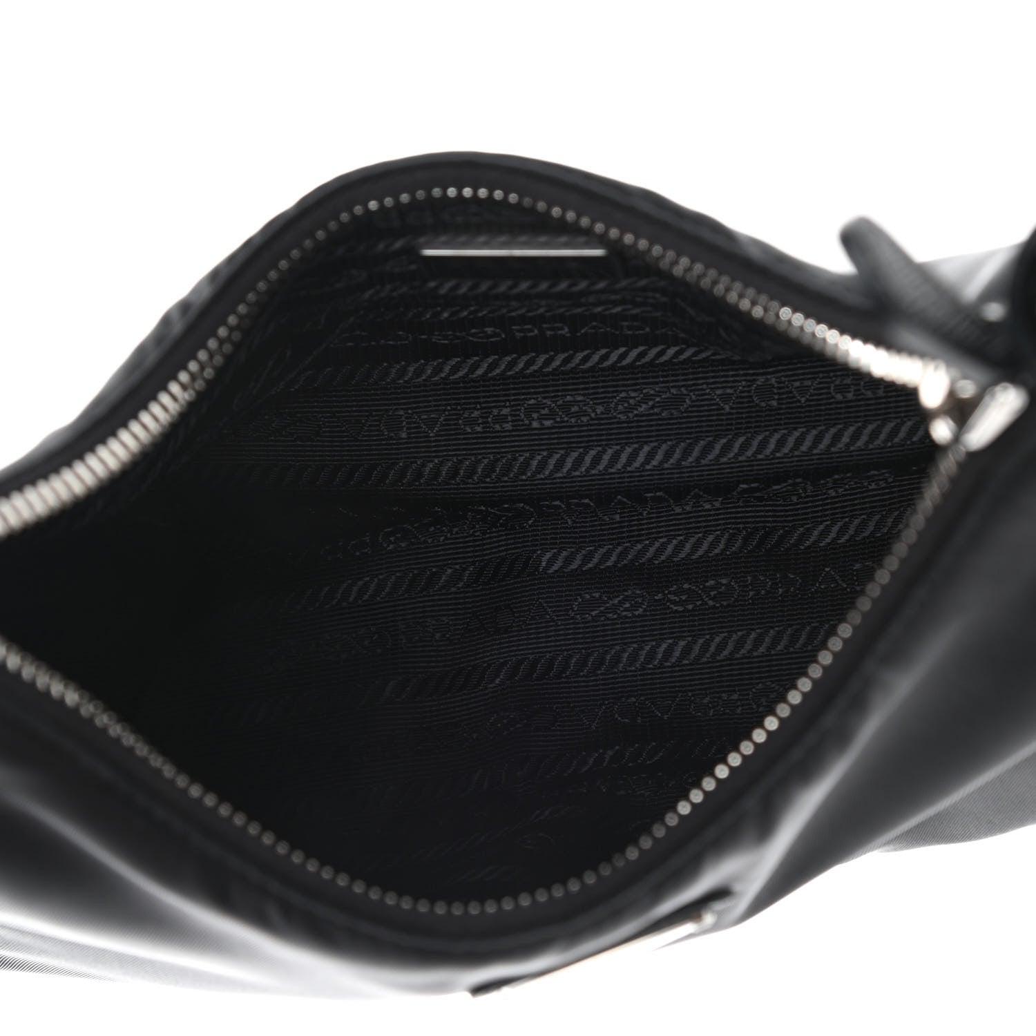 Prada Tessuto Nylon Mini Re-Edition 2000 Bag Black 5 of 9