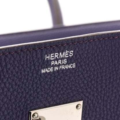 Hermes Taurillon Clemence JPG Birkin II 42 Iris 6 of 12