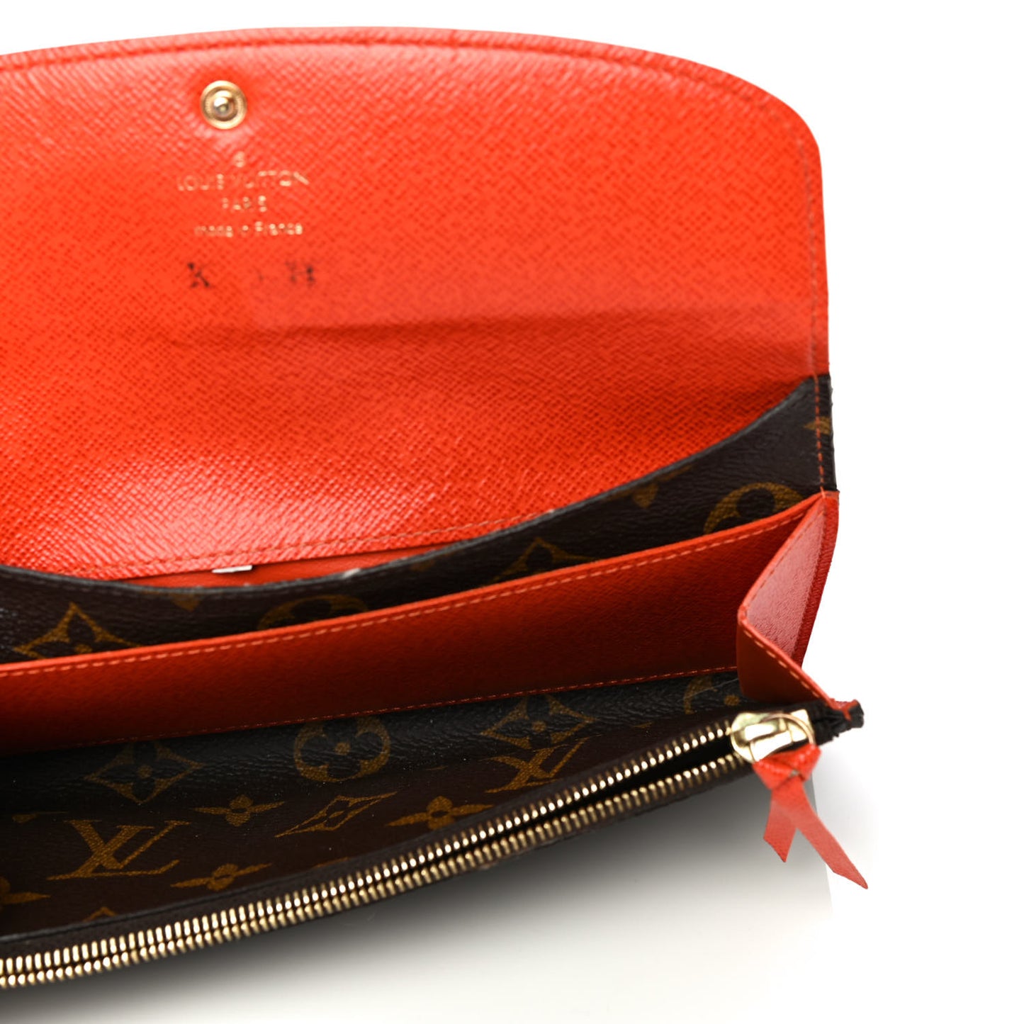 Monogram Emilie Wallet Piment