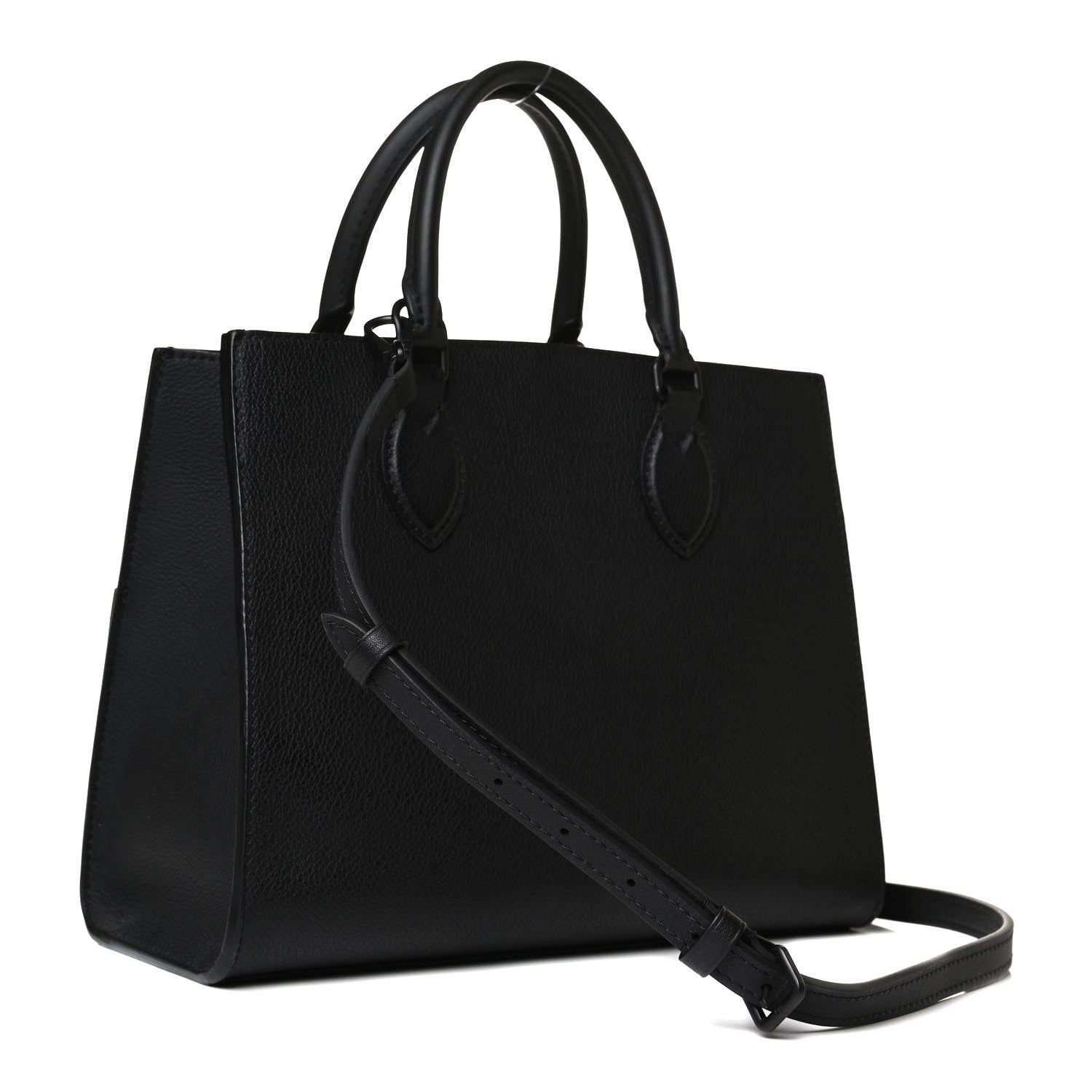 Louis Vuitton Soft Calfskin Lockme Tote PM Black 2 of 13