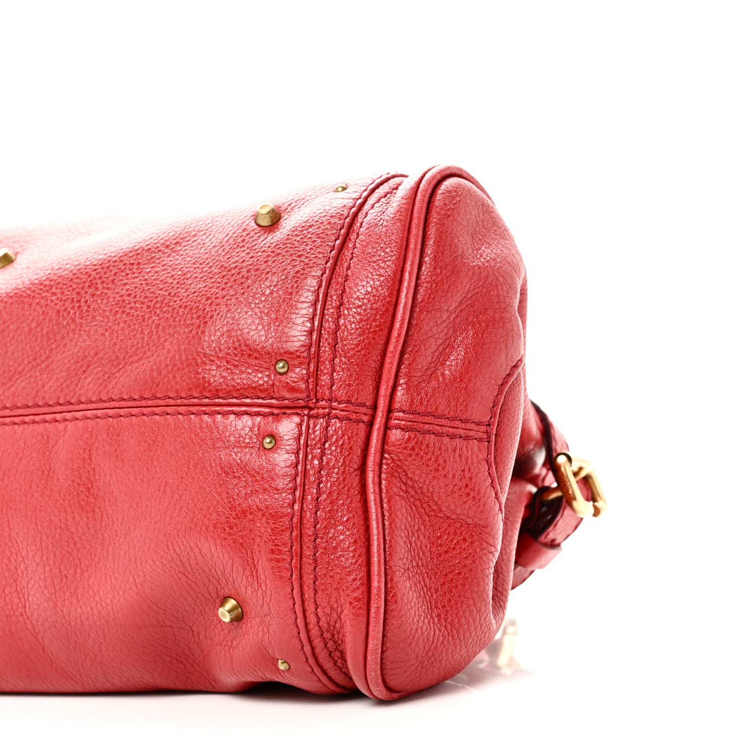 Chloe Calfskin Medium Paddington Satchel Red 9 of 9