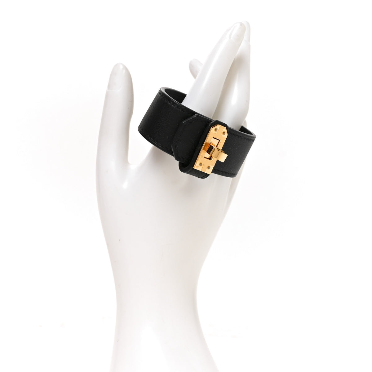 Hermes Swift Kelly Twist Bracelet T2 Black 2 of 5