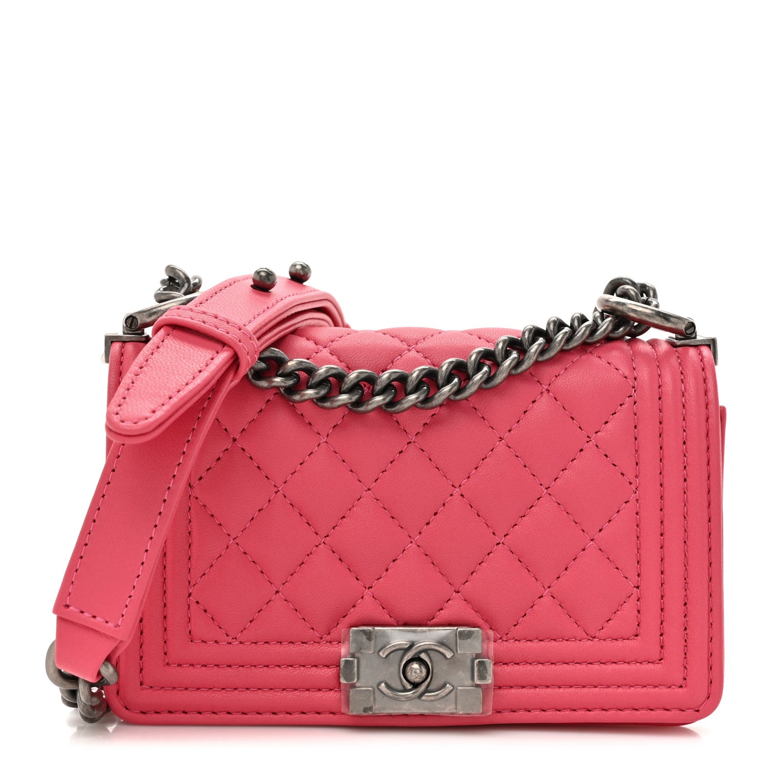 Chanel Lambskin Calfskin Tweed Success Story Set of 4 Minis Bags Pink Red 8 of 24