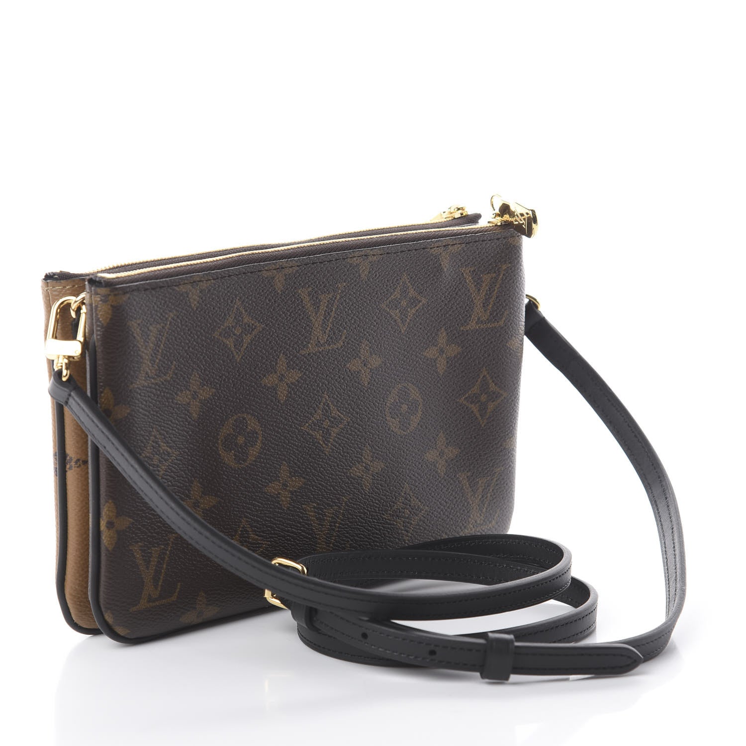 Louis Vuitton Reverse Monogram Giant Double Zip Pochette 2 of 8