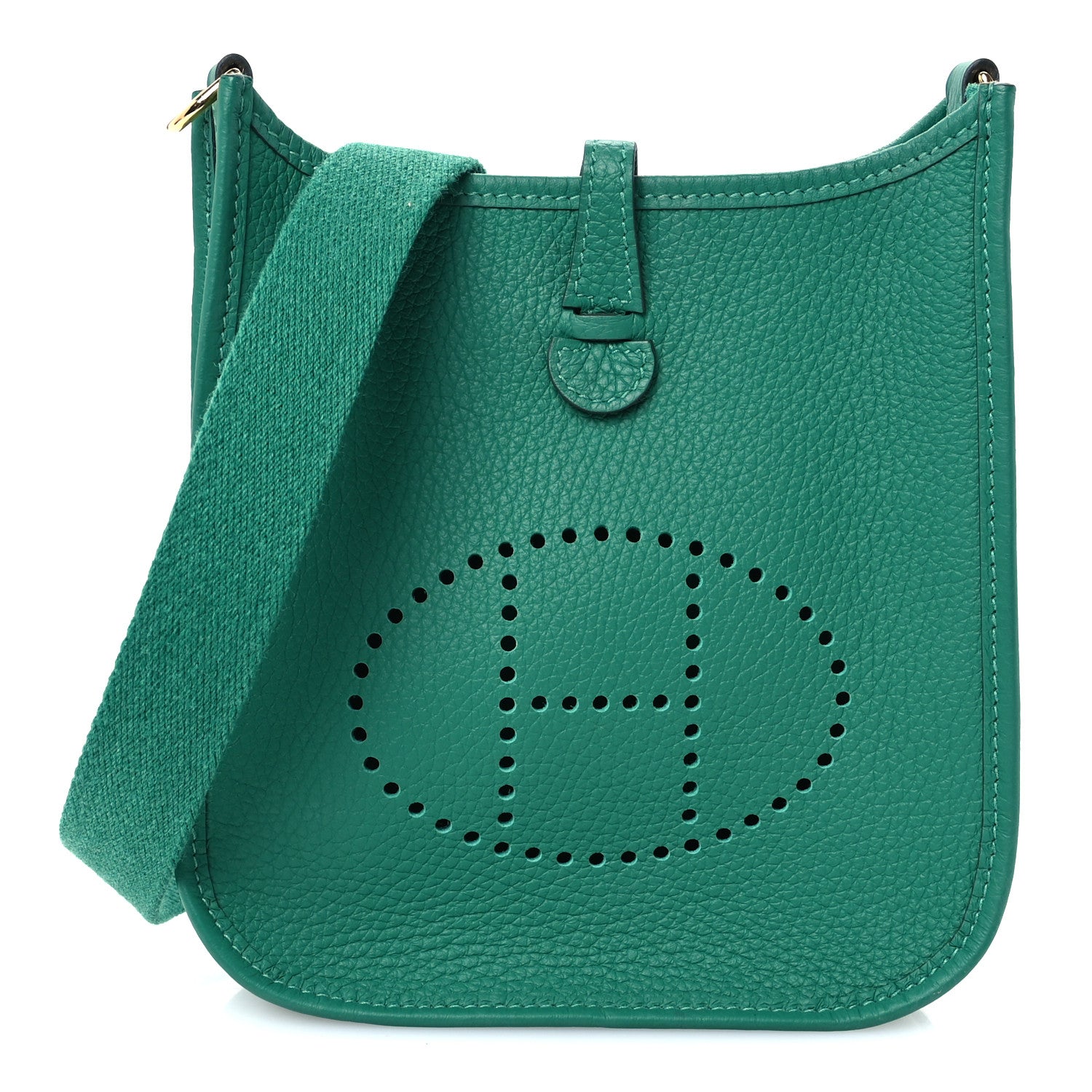 Hermes Taurillon Clemence Evelyne TPM Vert Vertigo 1 of 11