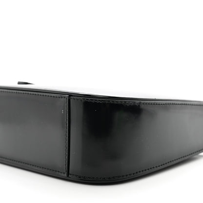 Saint Laurent Patent Le 5 A 7 Monochrome Hobo Black 9 of 10