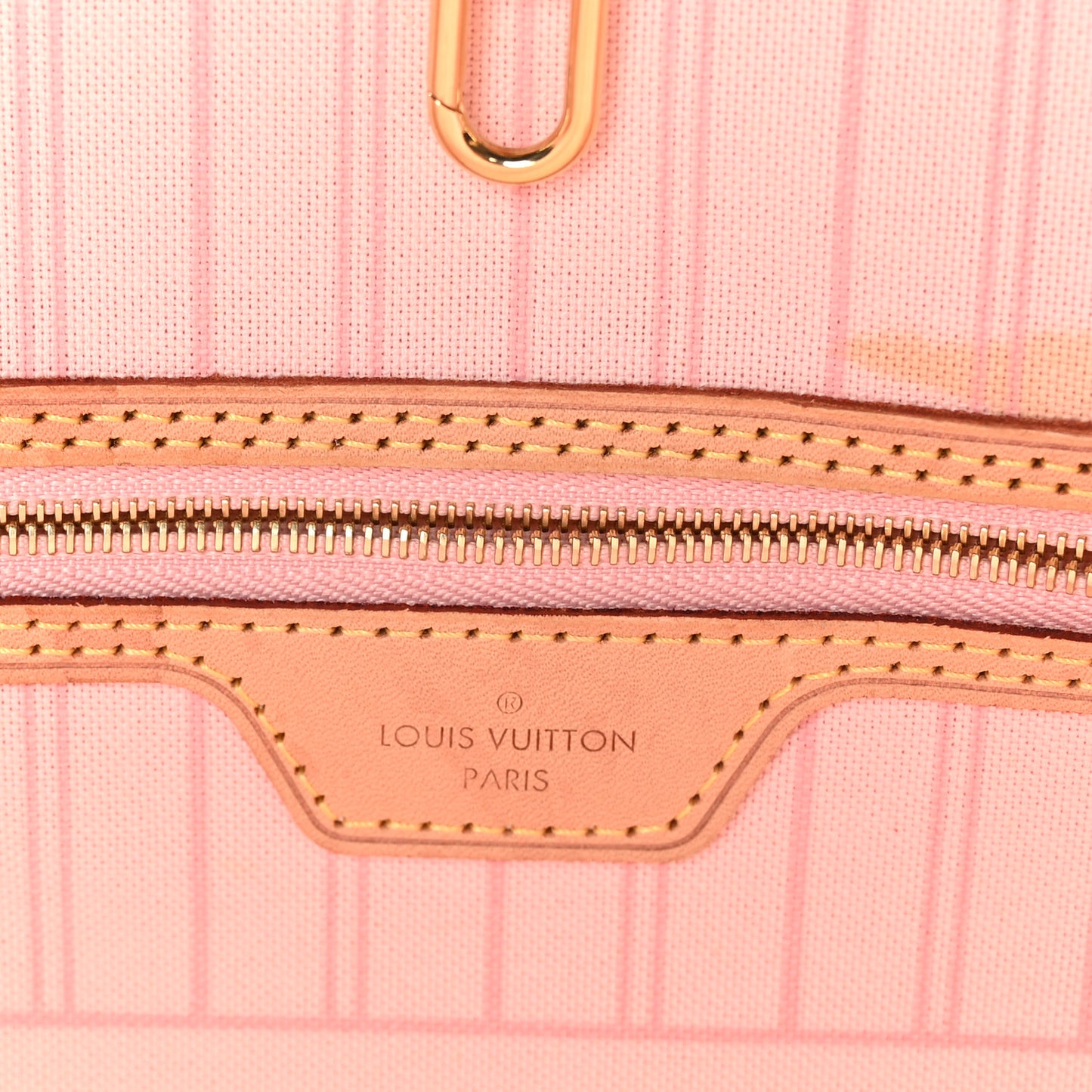 Damier Azur Neo Neverfull MM Rose Ballerine