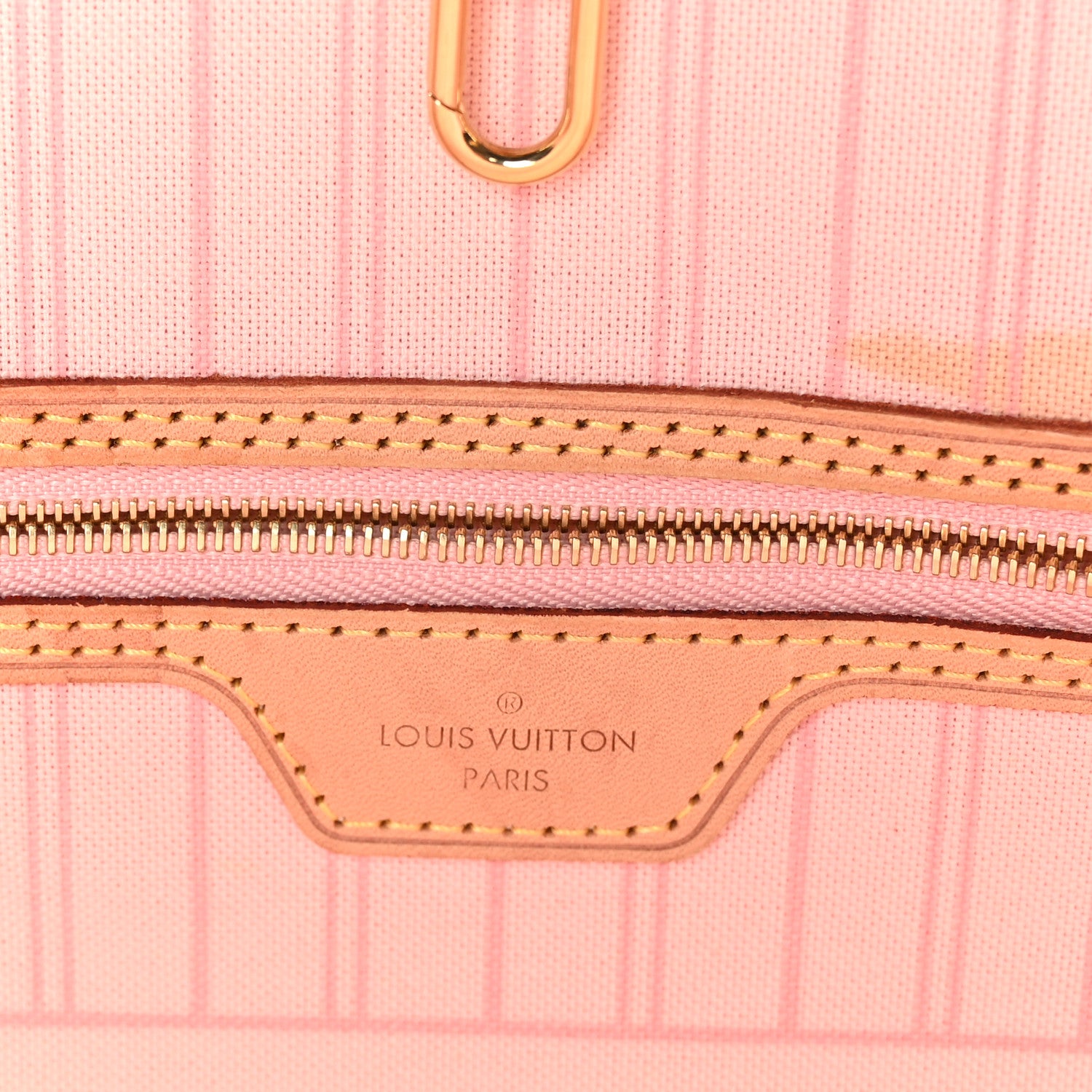 Louis Vuitton Damier Azur Neo Neverfull MM Rose Ballerine 6 of 9