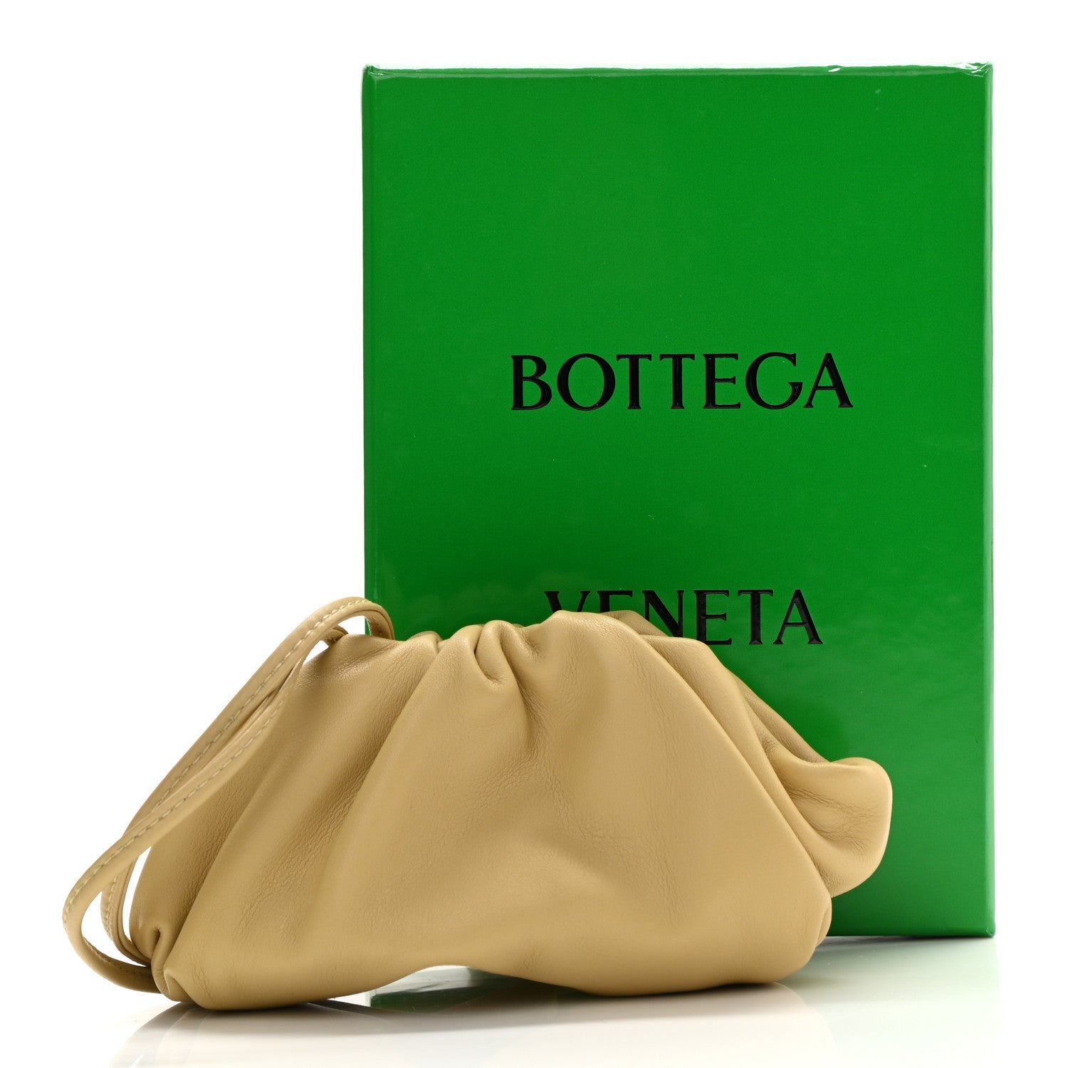 Bottega Veneta Butter Calfskin Coin Purse Almond 10 of 10