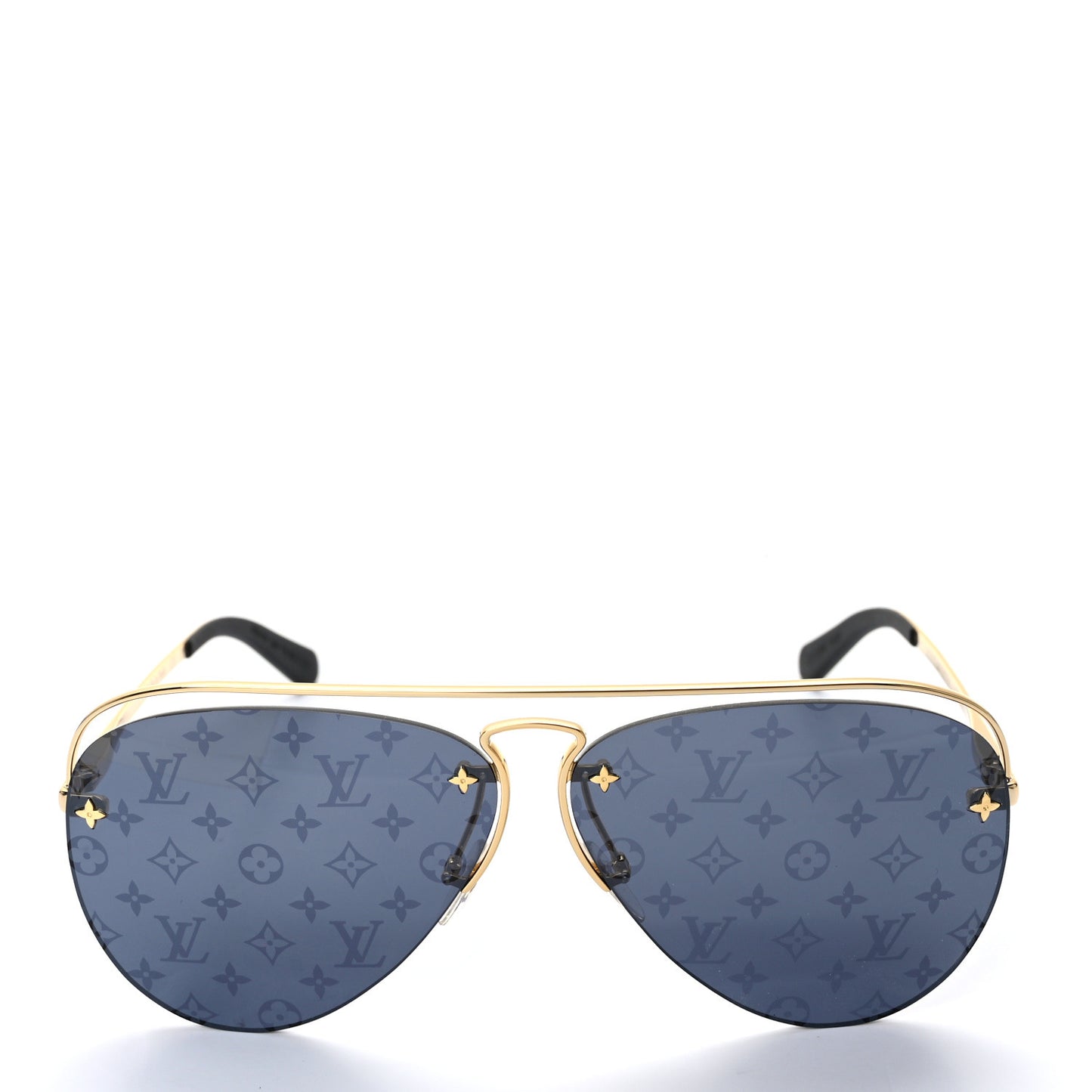 Metal Monogram Grease Sunglasses Z1172W Gold