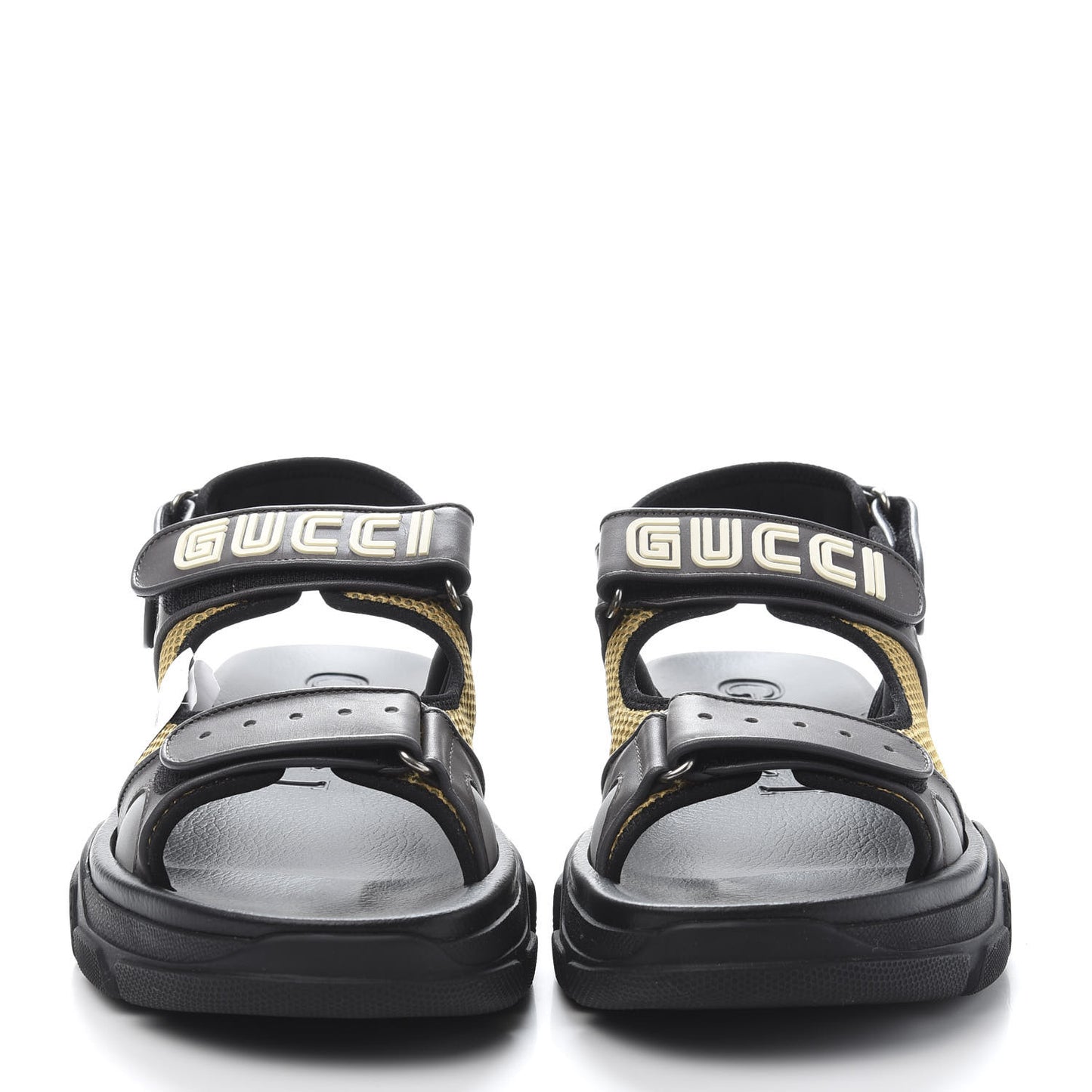 X SEGA Nappa Mesh Mens Aguru Sandals 10.5 Loess Black