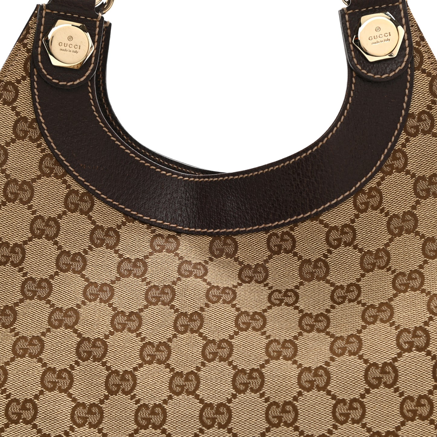 Monogram Medium Charmy Shoulder Bag Dark Brown
