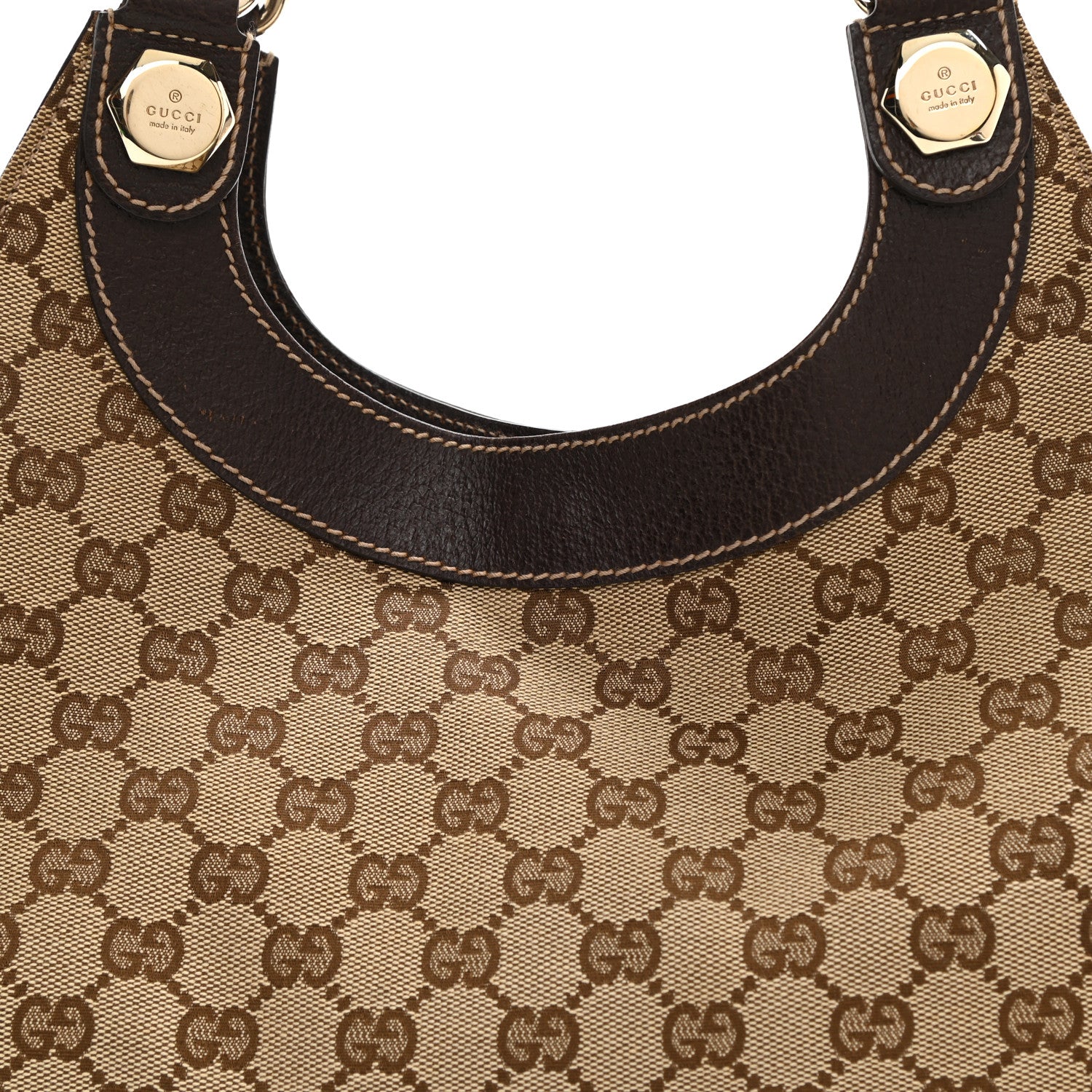 Gucci Monogram Medium Charmy Shoulder Bag Dark Brown 7 of 8