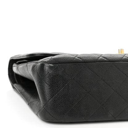 Chanel Caviar Quilted Jumbo Double Flap Black 9 of 17