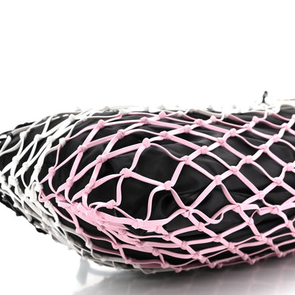 Prada Tessuto Nylon Net Tote Black Multicolor 10 of 10