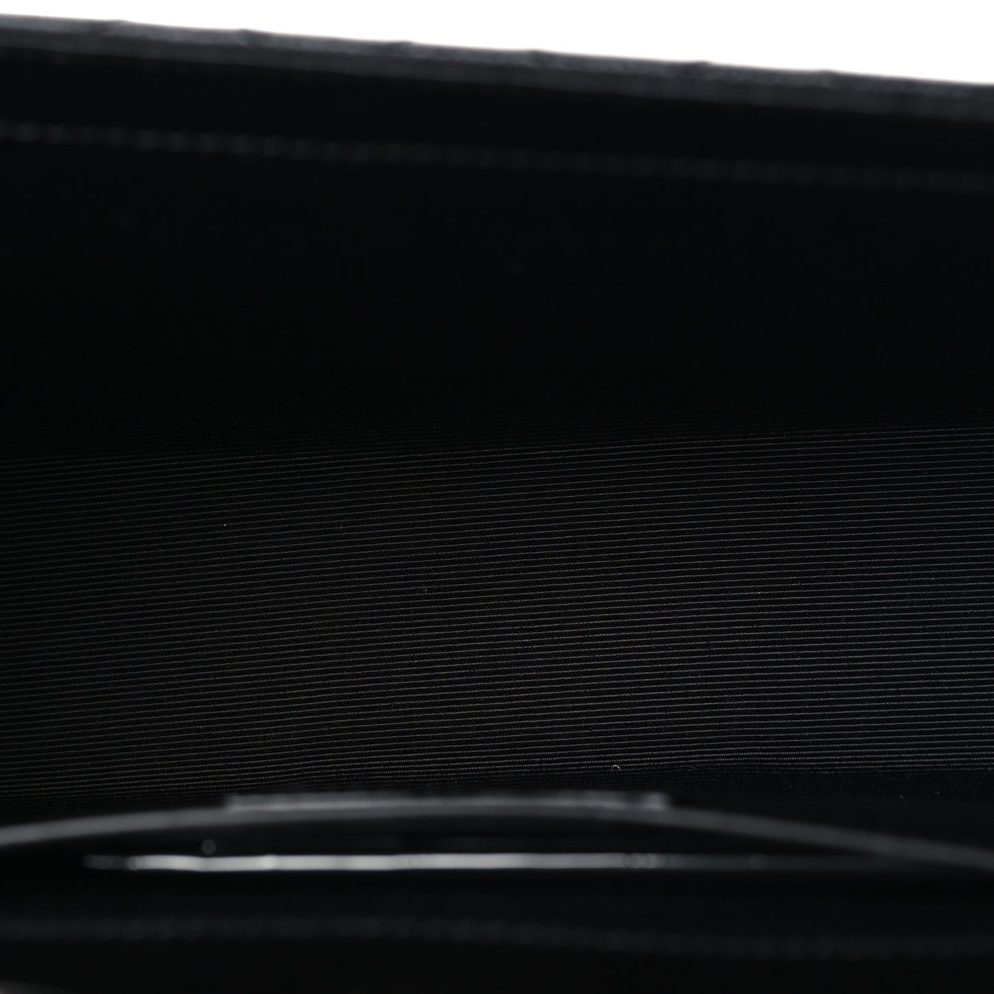 Grain De Poudre Textured Mixed Matelasse Triquilt Medium Monogram Monochrome Satchel Black