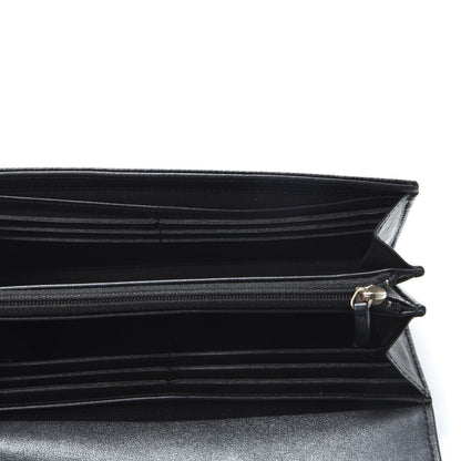 Chanel Caviar Timeless CC Large Gusset Flap Wallet Black 4 of 10