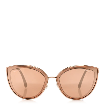 Chanel Cat Eye Sunglasses 4222 Pink Gold 2 of 8