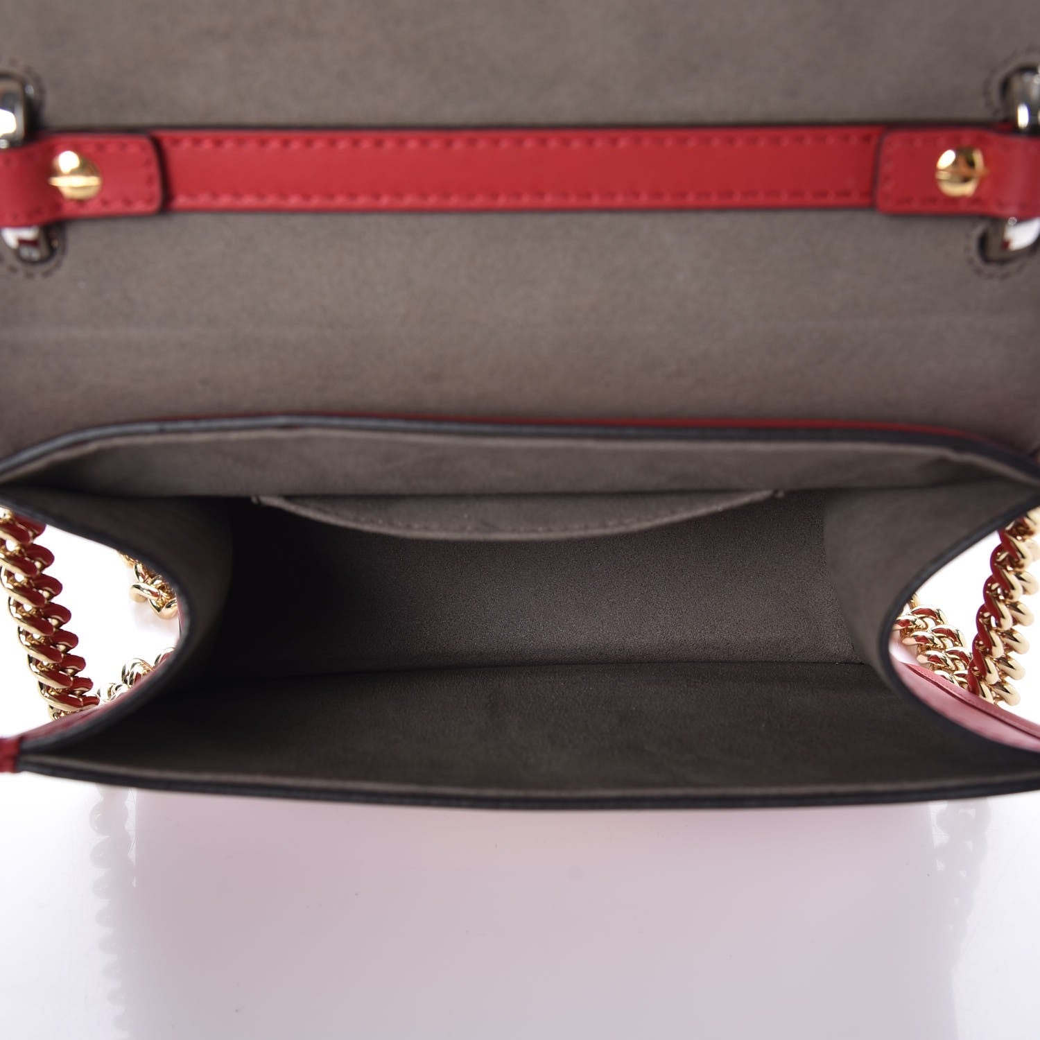 Fendi Vitello Century Opaco F is Fendi Small Kan I Shoulder Bag Fragola 6 of 8