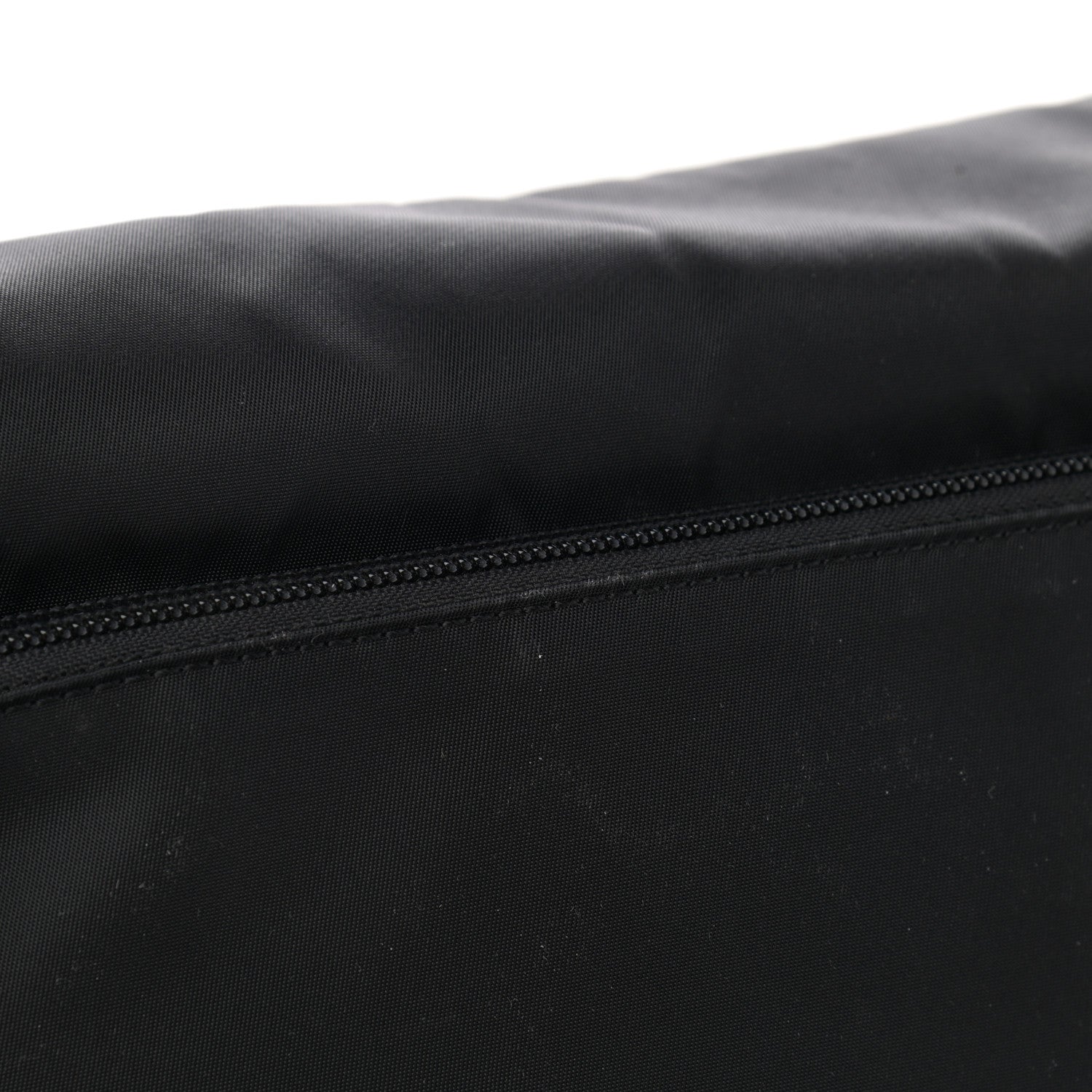 Prada Tessuto Nylon Saffiano Messenger Bag Black 13 of 14