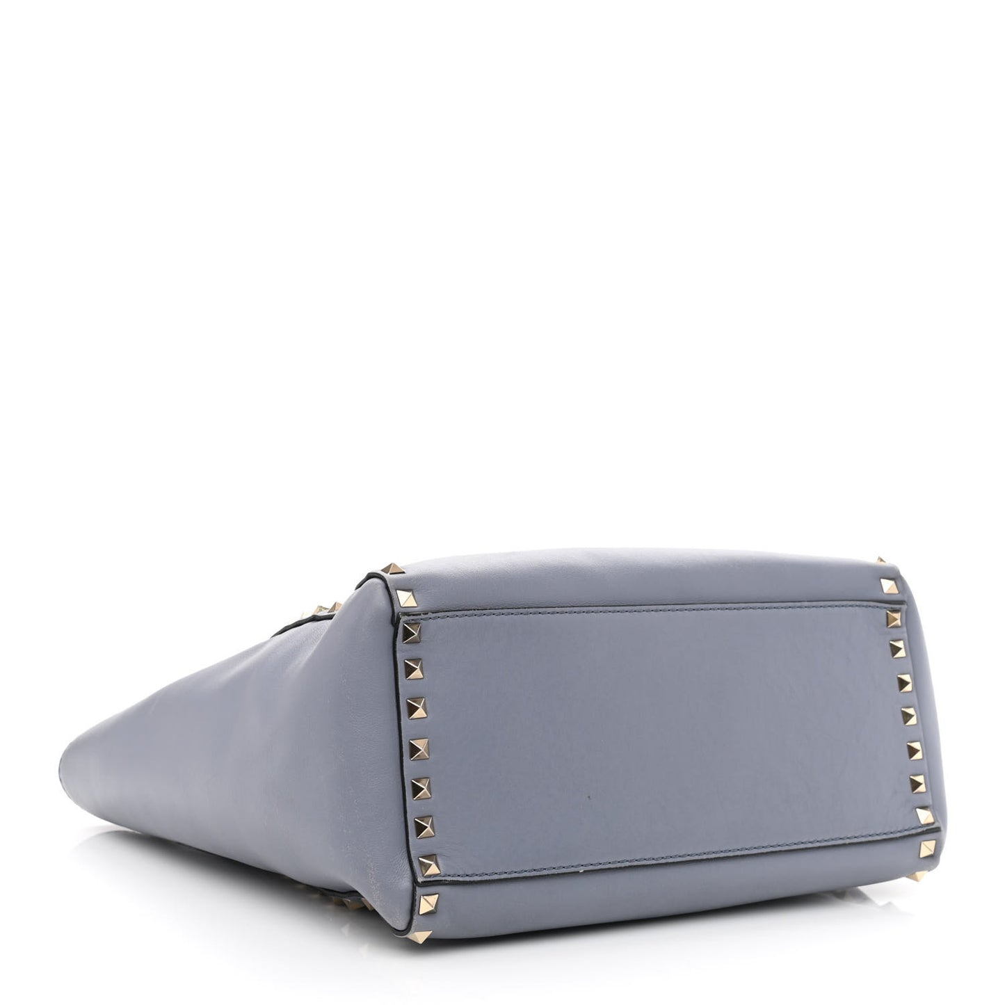 Vitello Rockstud Double Handle Tote London Stone
