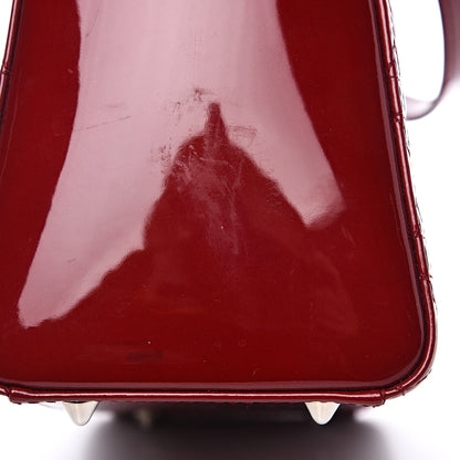 Christian Dior Patent Cannage Medium Lady Dior Red 10 of 10