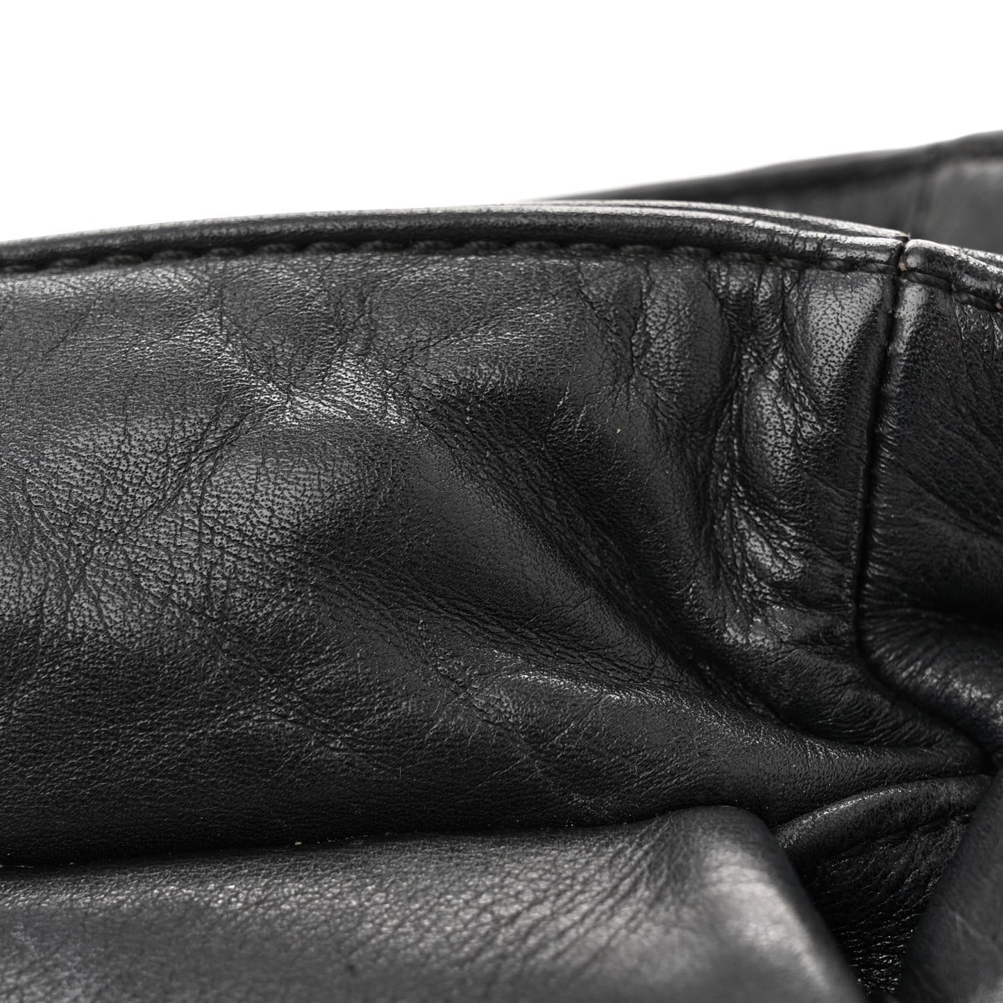 Lambskin Quilted Flap Bag Black
