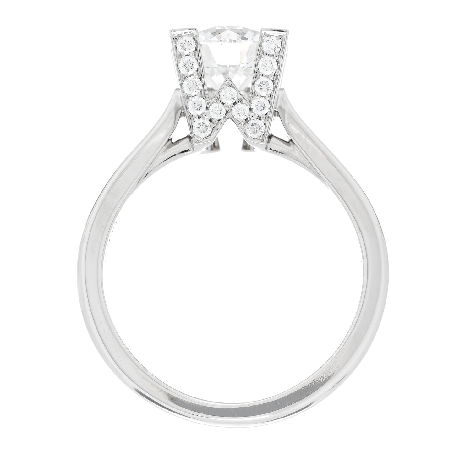 Platinum Diamond 1.21ct HW Logo Engagement Ring 49 5