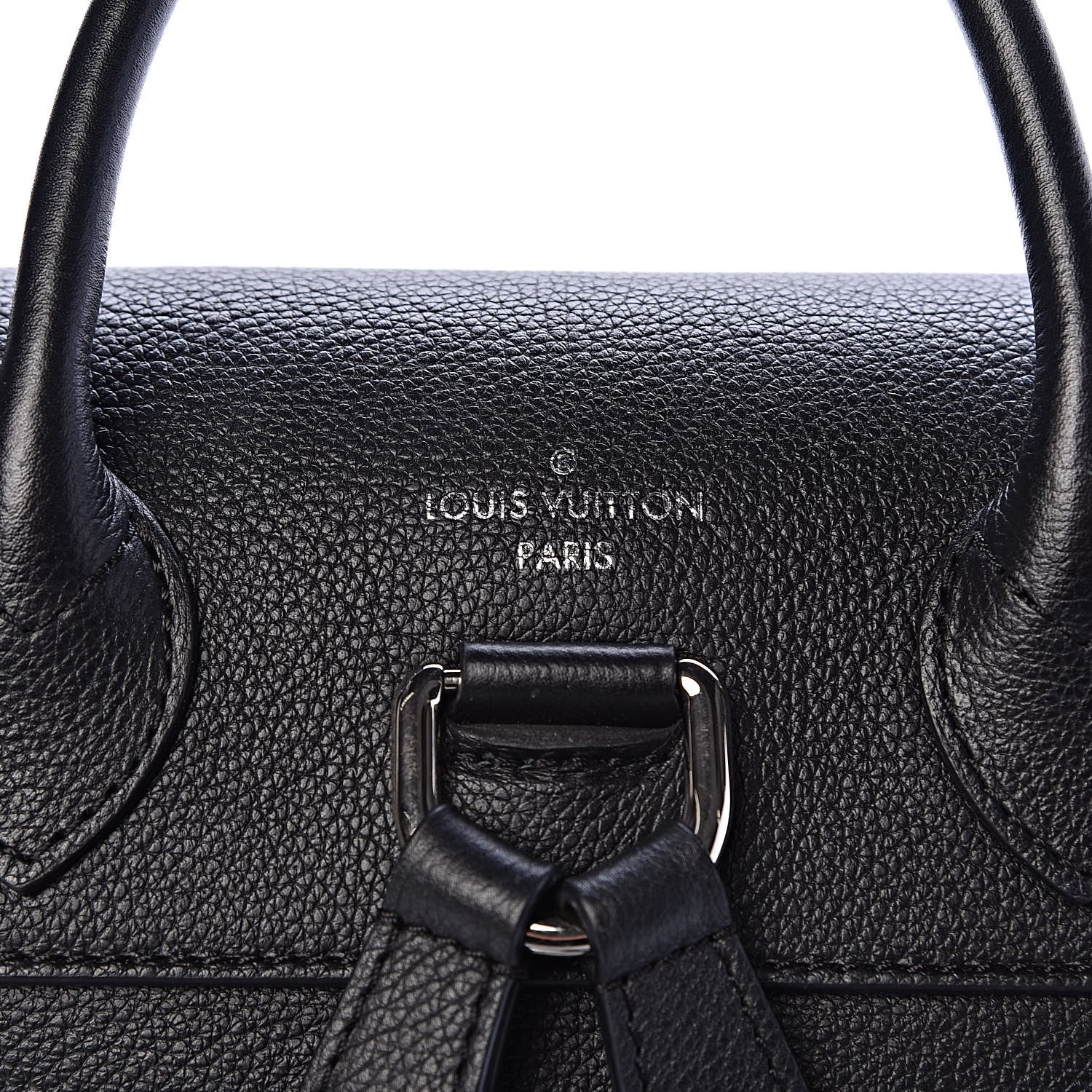 Louis Vuitton Calfskin Lockme Backpack Black 9 of 10