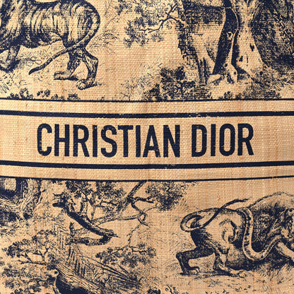 Christian Dior Straw Dioriviera Tote Beige 5 of 8