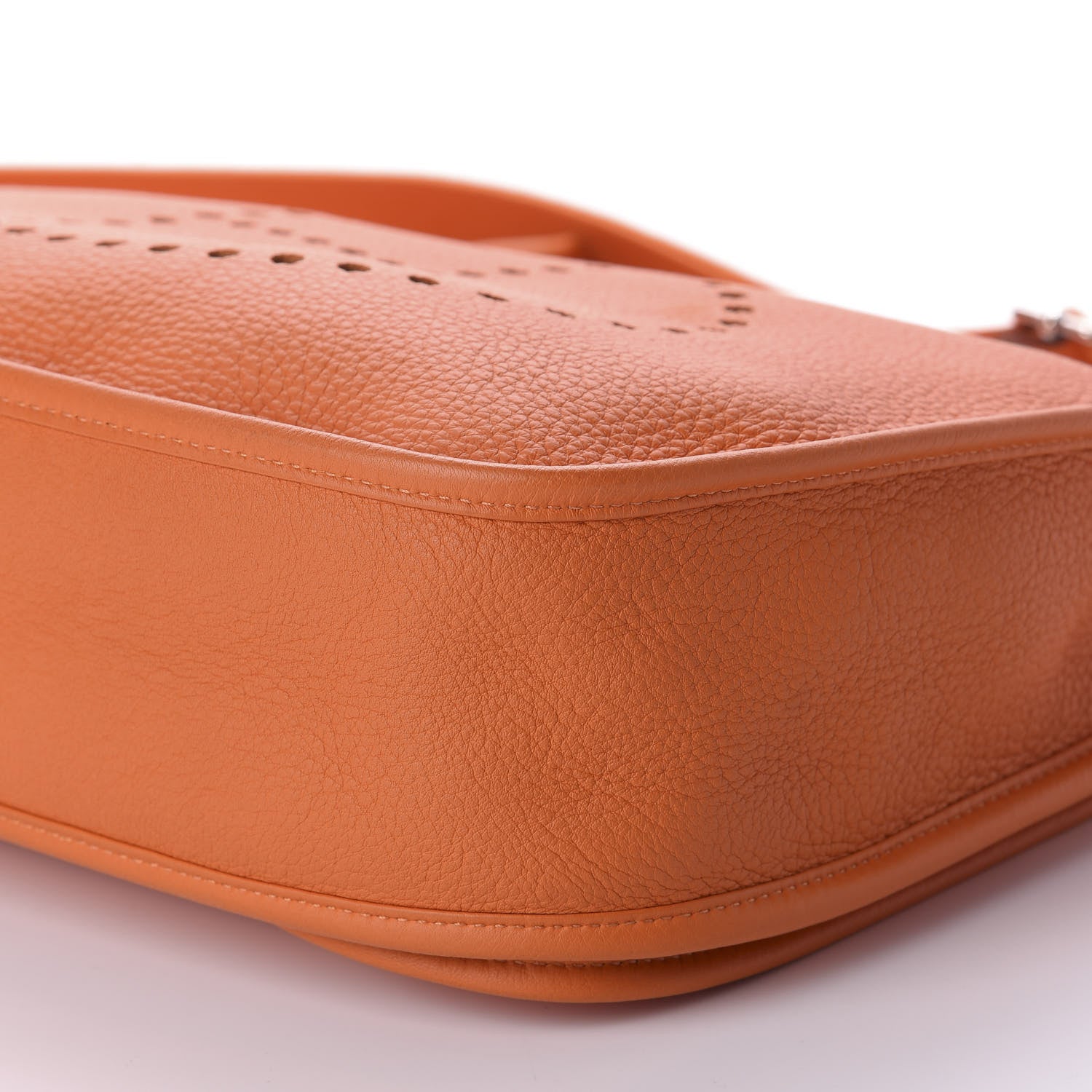 Hermes Taurillon Clemence Evelyne III GM Orange 7 of 12