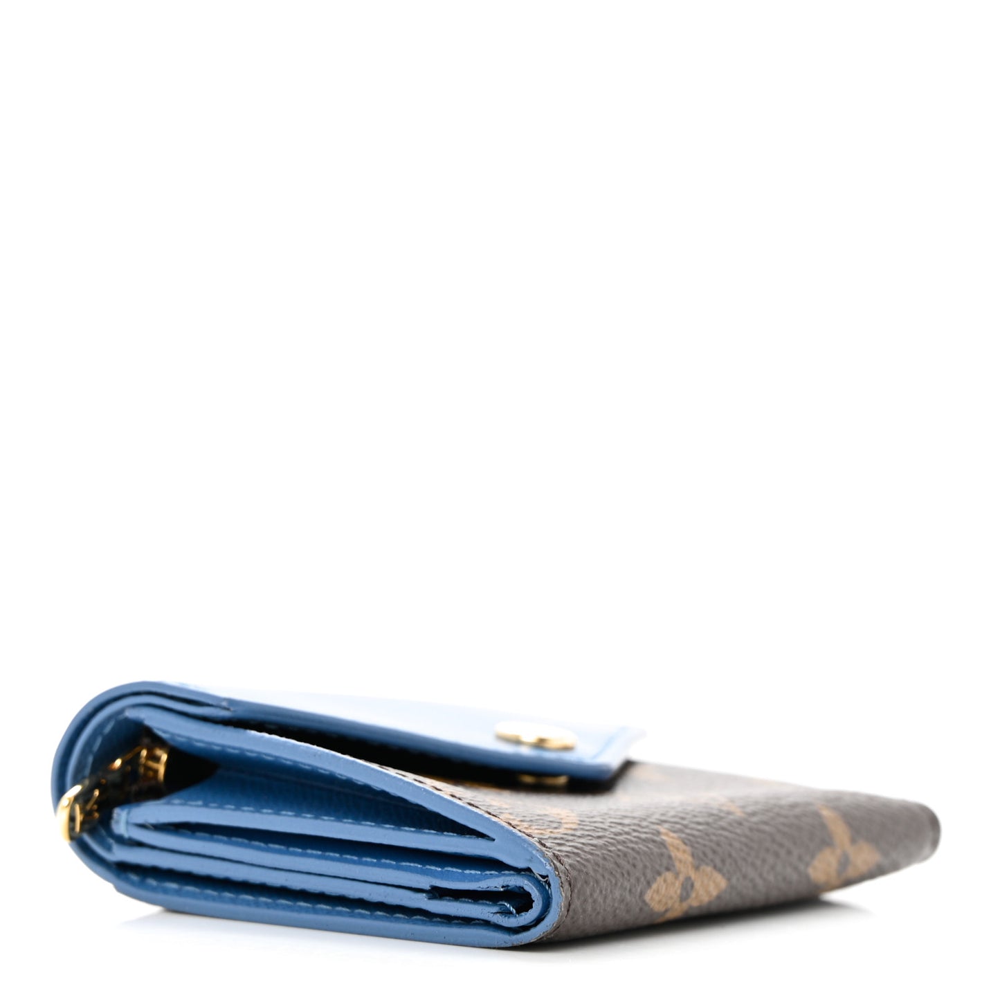 Monogram Zoe Wallet Blue Jean