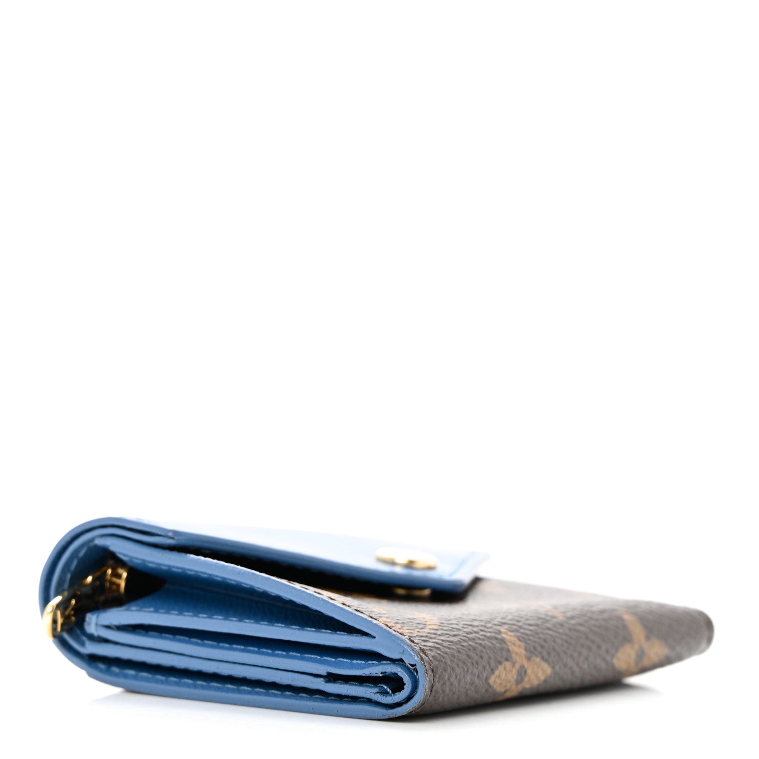Louis Vuitton Monogram Zoe Wallet Blue Jean 4 of 7