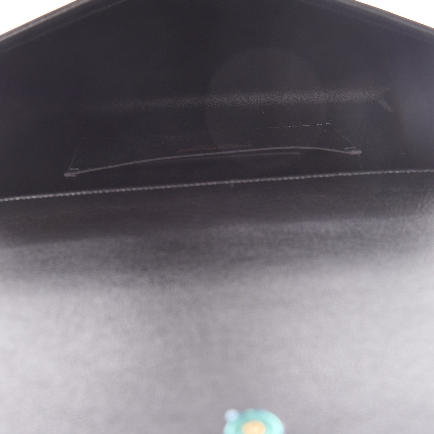 Calfskin Monogram Large Belle De Jour Clutch Black