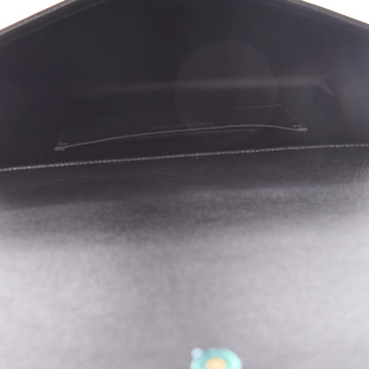 Saint Laurent Calfskin Monogram Large Belle De Jour Clutch Black 5 of 12