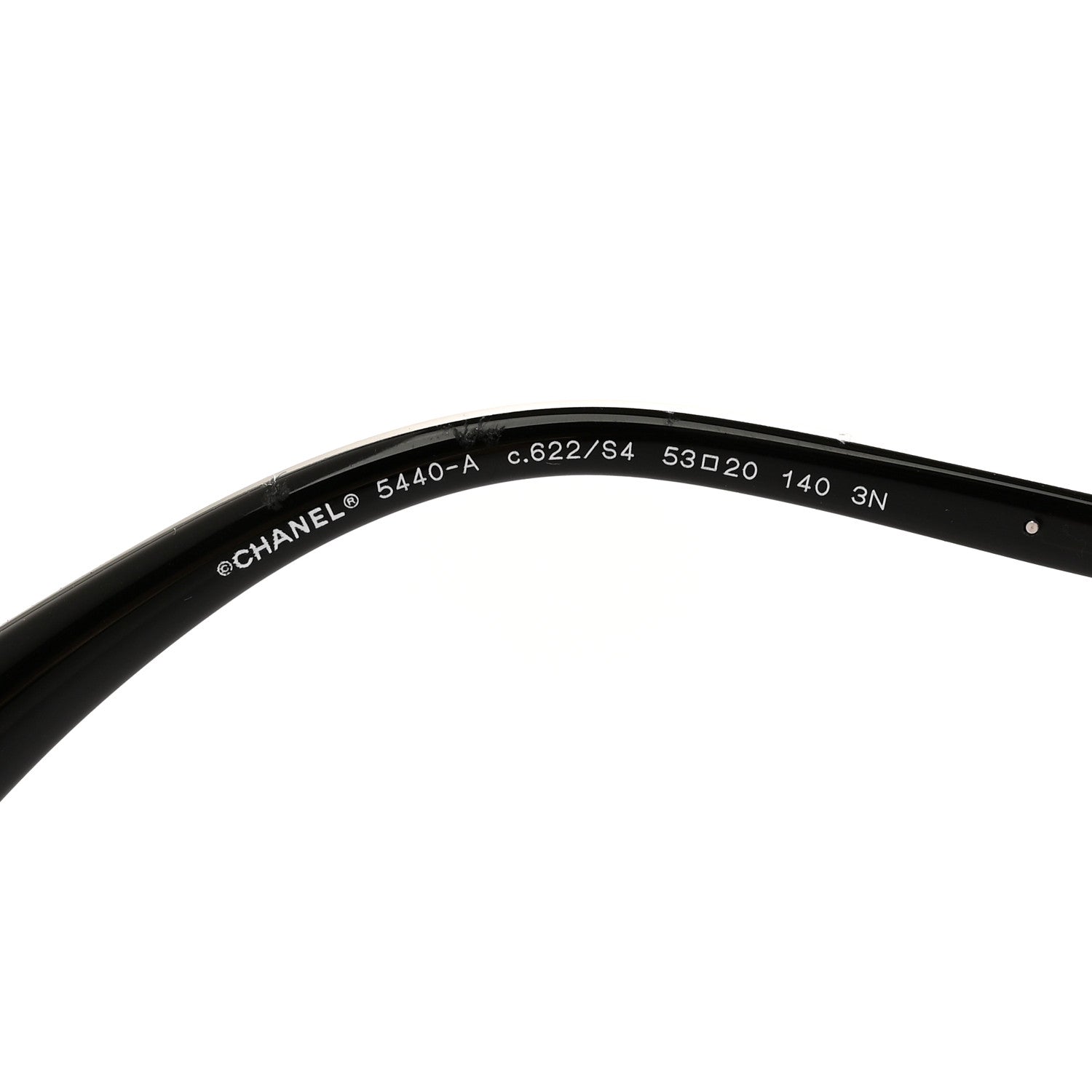Chanel Acetate Metal Pantos Sunglasses 5440-A Black Gold 5 of 9