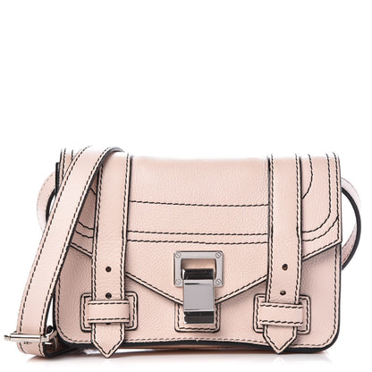 Proenza Schouler Calfskin Mini PS1 Crossbody Bag Rose Quartz 1 of 6