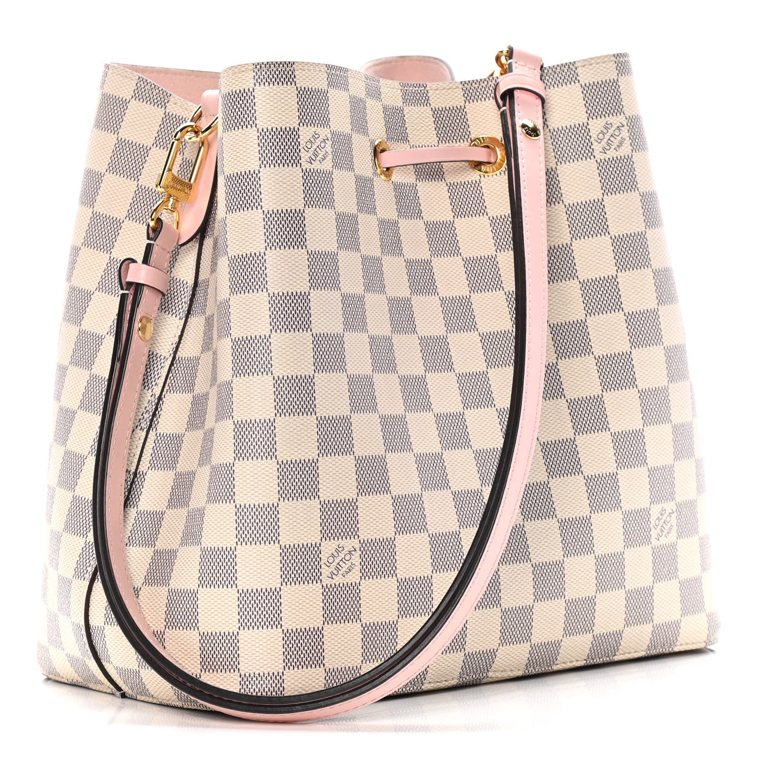 Louis Vuitton Damier Azur Neonoe MM Eau De Rose 3 of 17