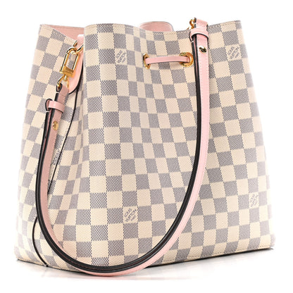 Louis Vuitton Damier Azur Neonoe MM Eau De Rose 3 of 17
