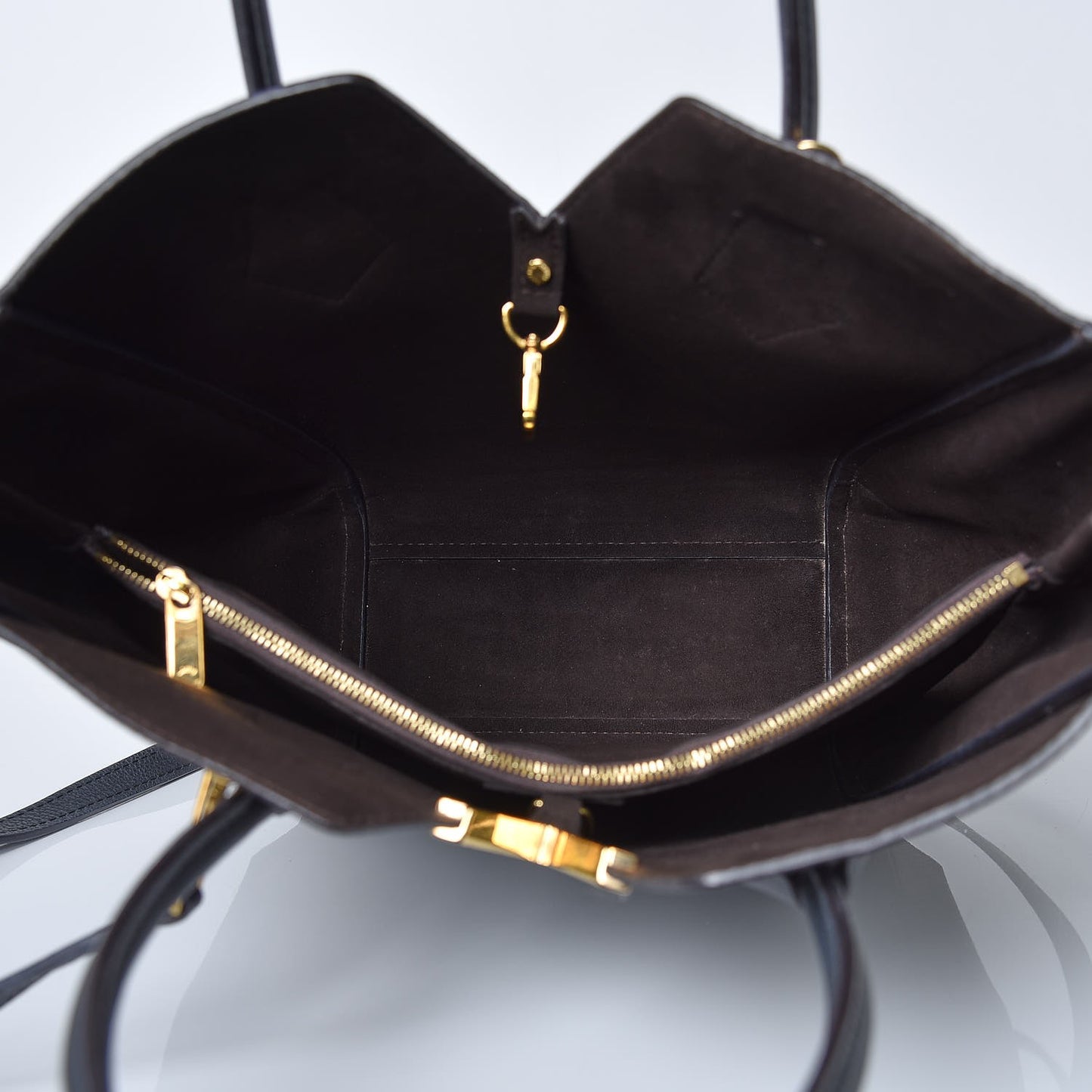 Calfskin Monogram Kimono Tote PM Black